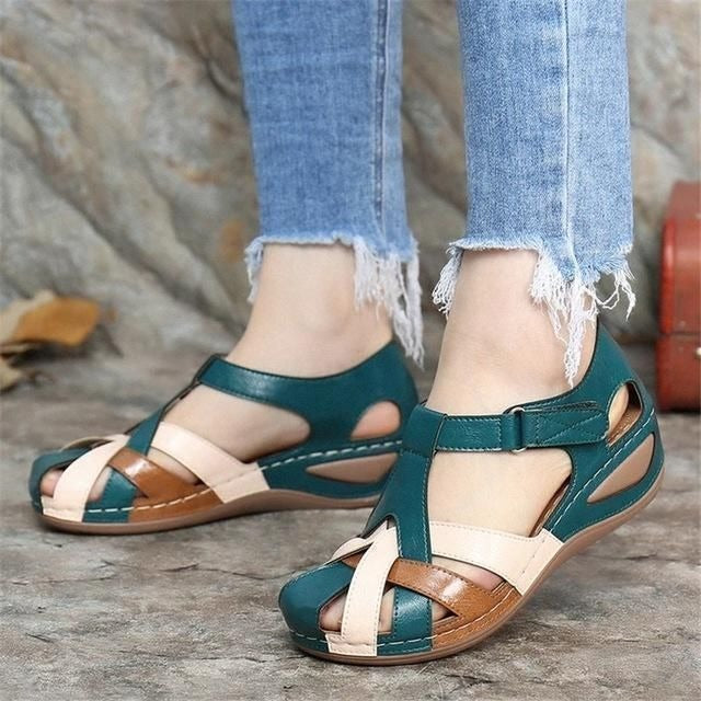 Comfortable Arch Support Leather Sandal