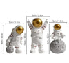 3 Joyful Astronauts Figurines