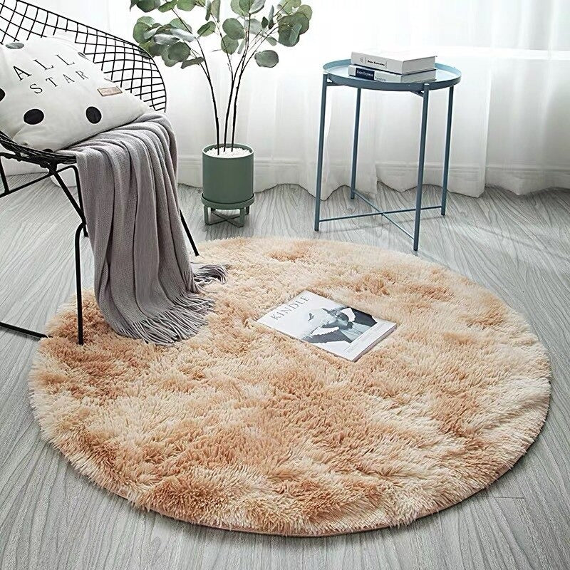 Modern Fluffy Round Rugs