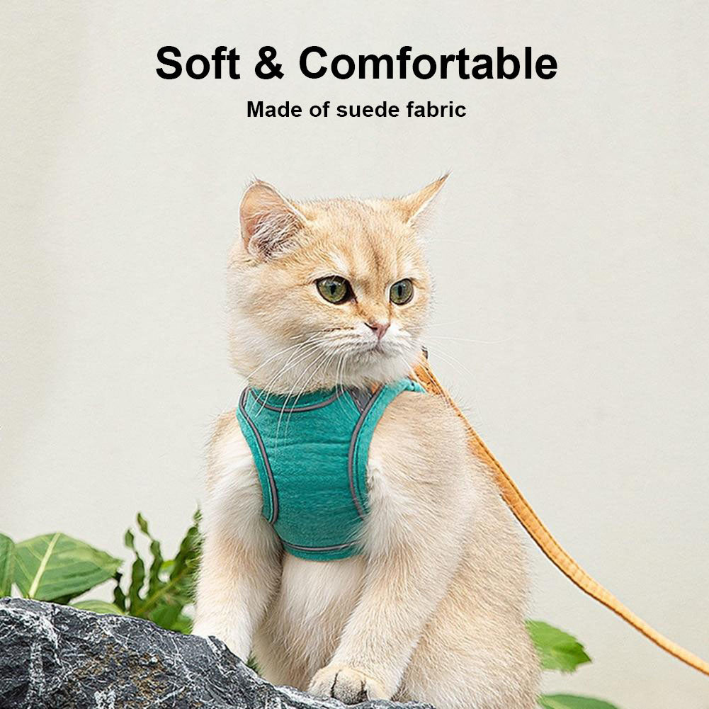 Cat Escape-Proof Vest & Leash Set