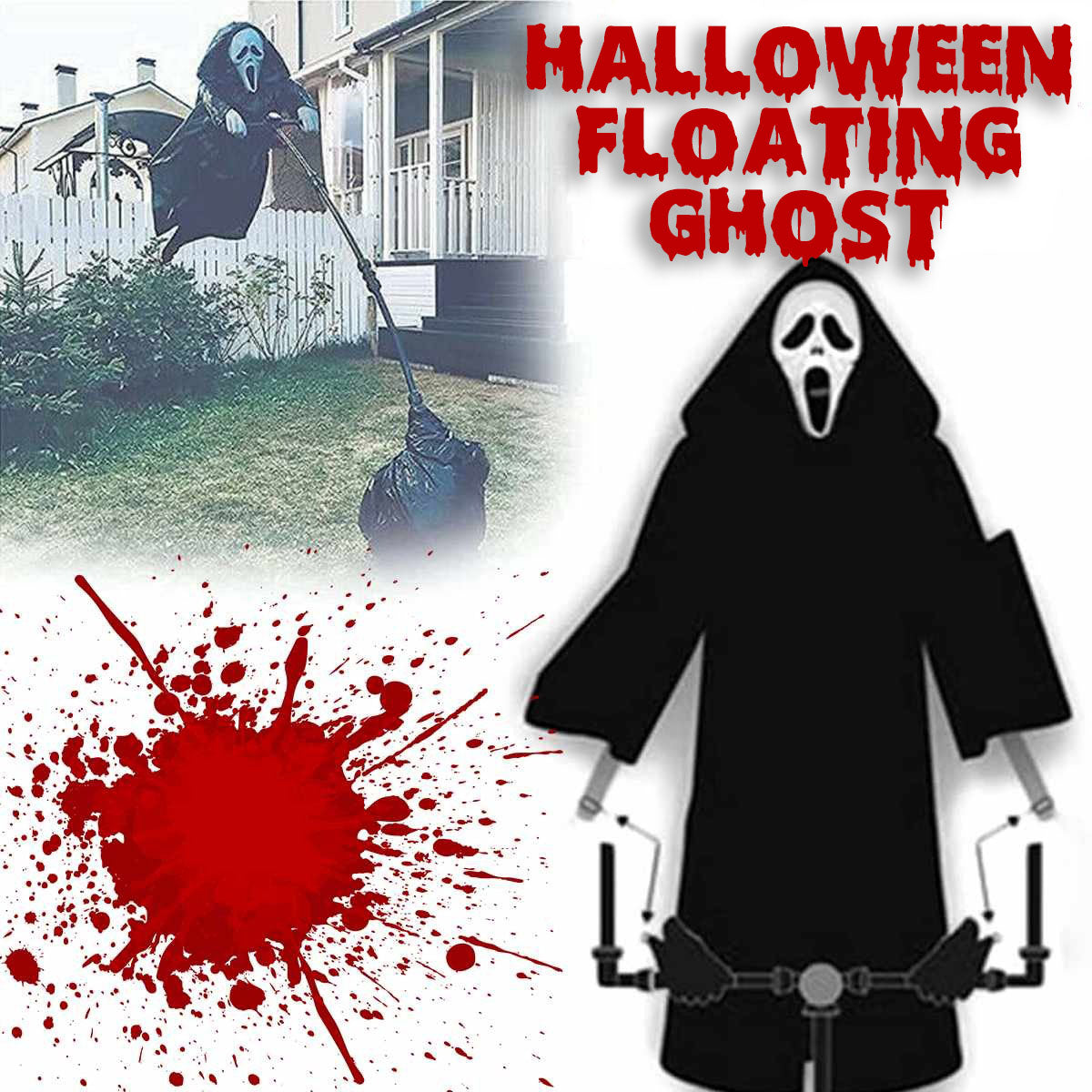 Halloween Floating Ghost Decoration