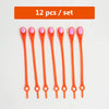 Trendy Silicone Shoelaces (12pcs/set)