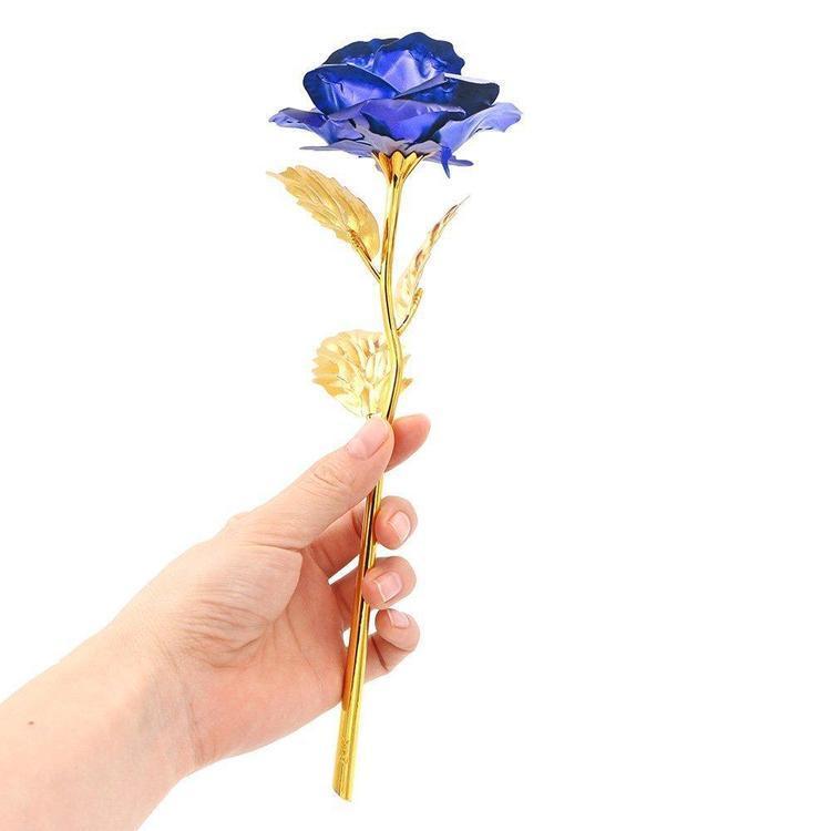 24K Foil Plated Gold Rose