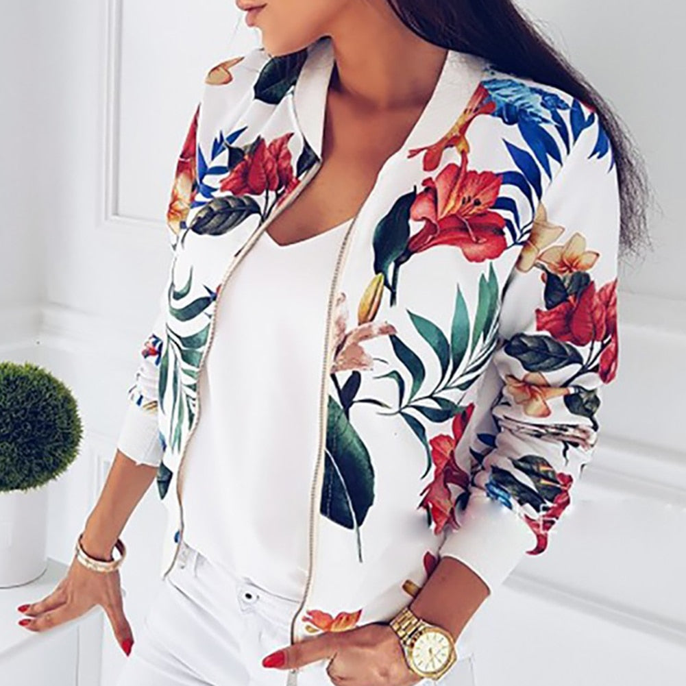 Spring Floral Lightweight Jacket