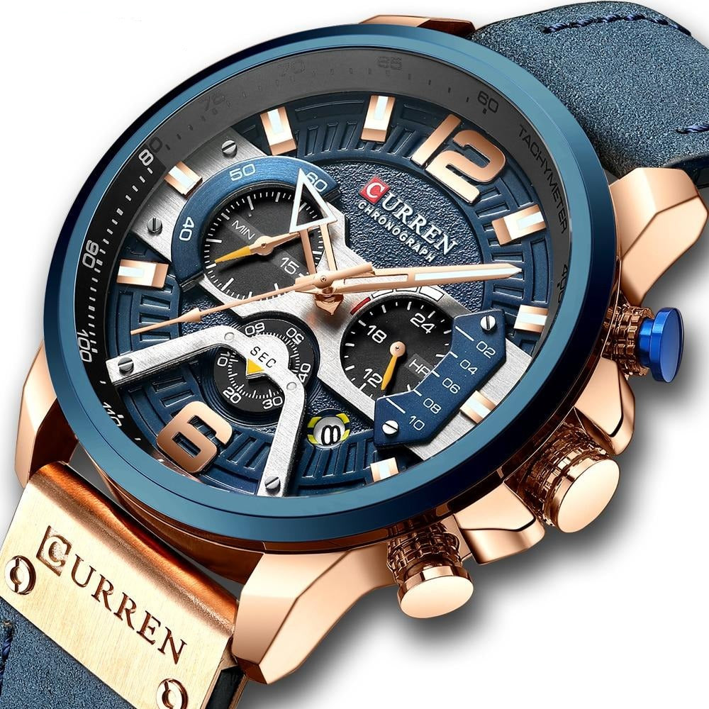 Curren Military Leather Watch