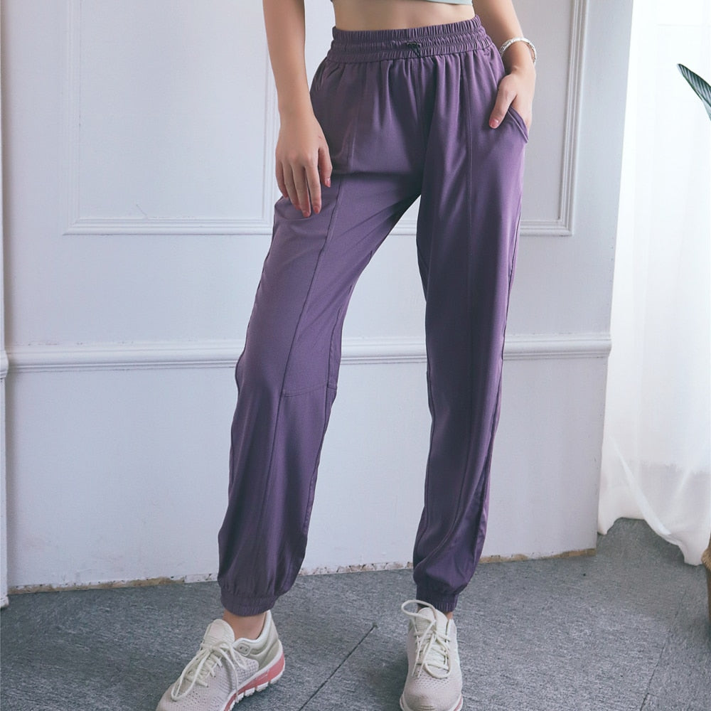 Lydie Elastic Waist Joggers