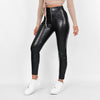 Bethany High Waist Leather Pants