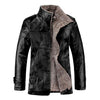 Esmond Leather Fleece Jacket