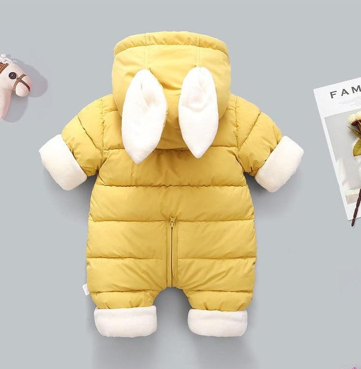 Rabbit-Inspired Puffer Suit