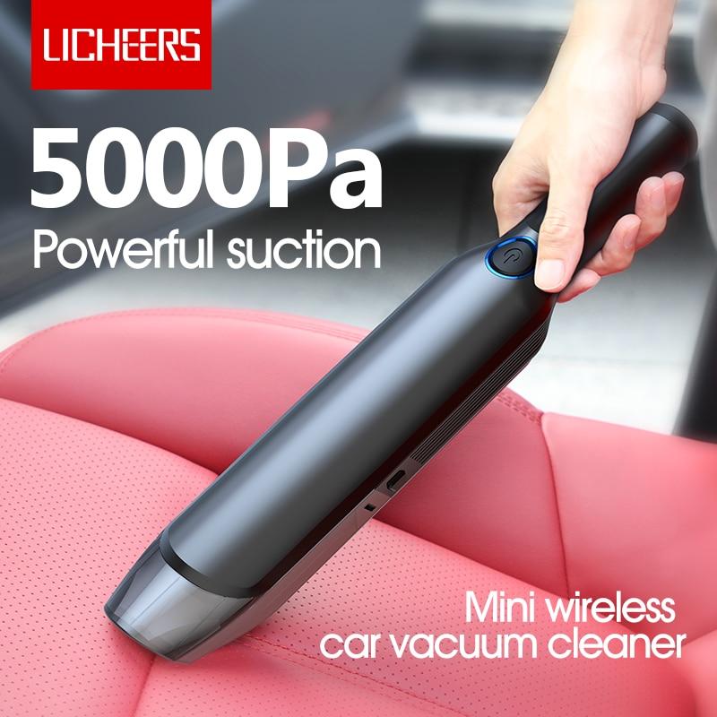 Licheers Mini Wireless Car Vacuum Cleaner