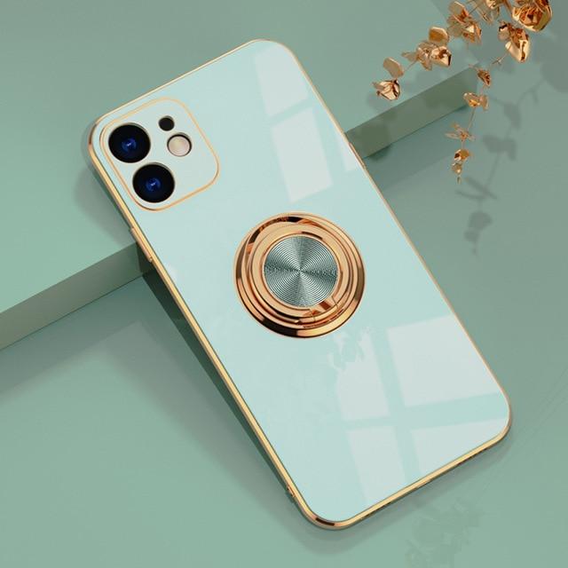 Luxurious iPhone Case (With Ring Holder Stand)