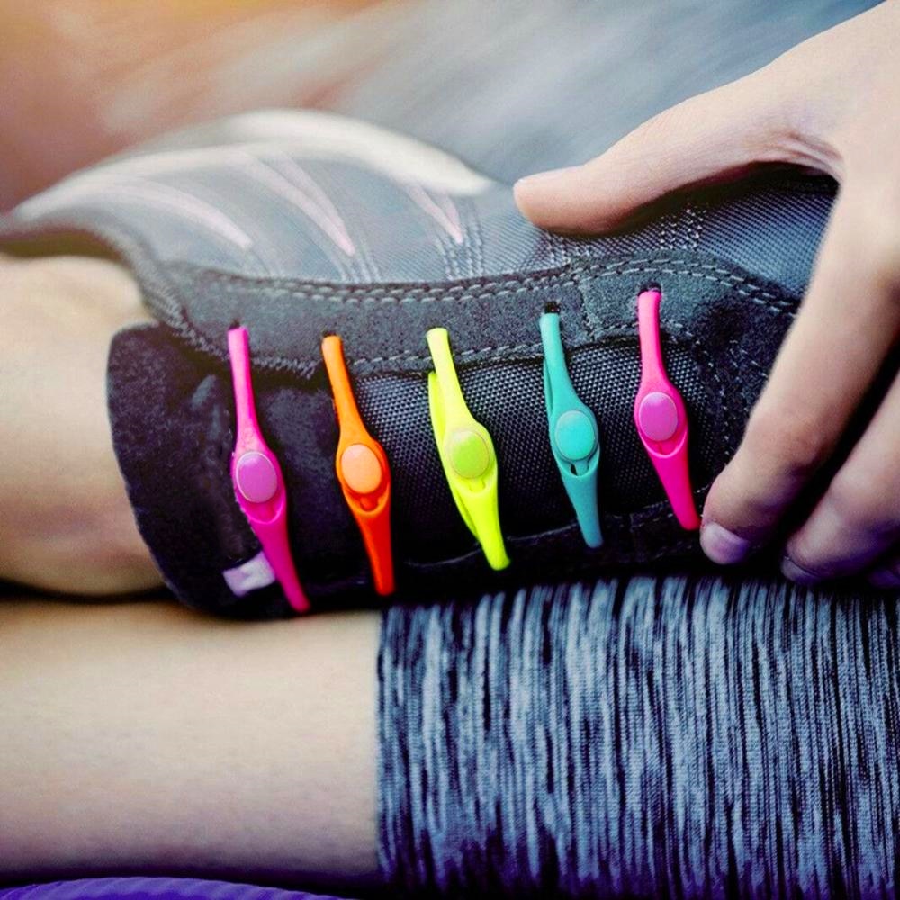 Trendy Silicone Shoelaces (12pcs/set)