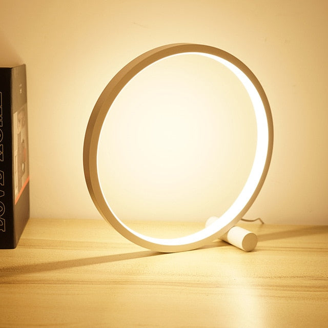 Modern Circular LED Table Lamp