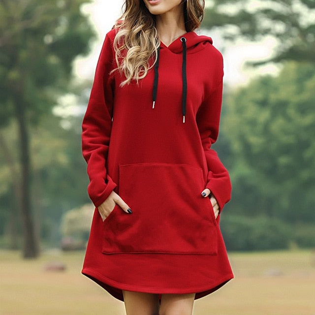 Nicolette Spring Hoodie Dress