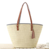 Daisy Woven Straw Bag