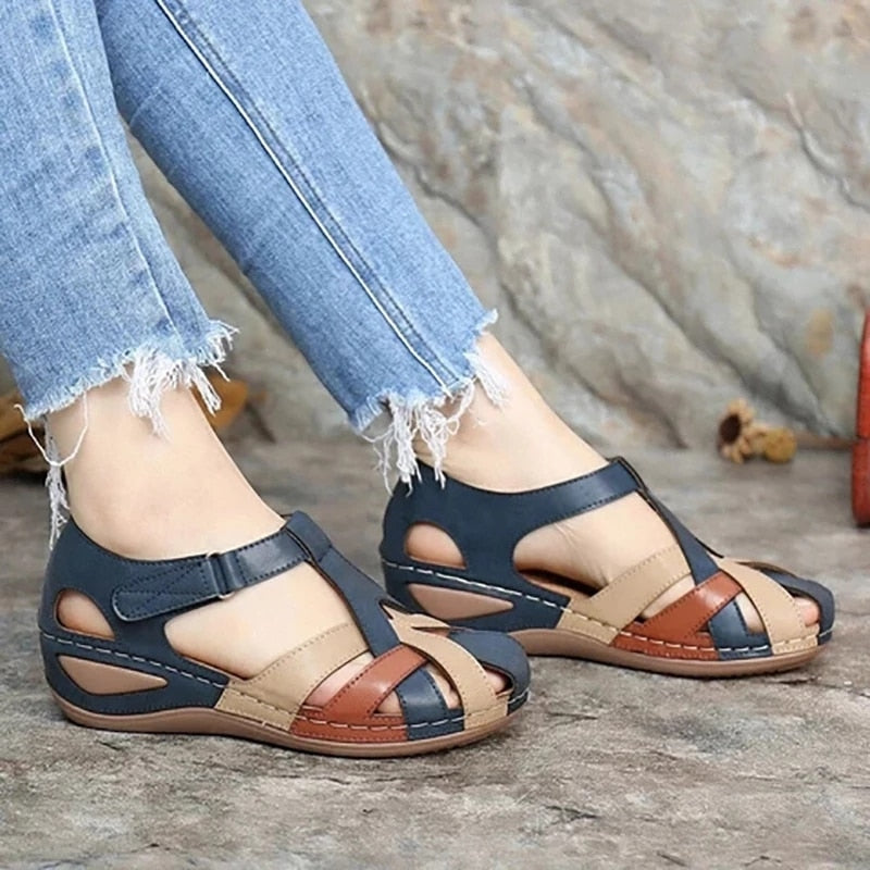 Comfortable Arch Support Leather Sandal