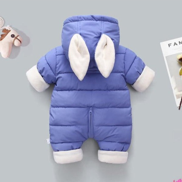 Rabbit-Inspired Puffer Suit