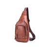 BullCaptain Genuine Leather Sling Bag