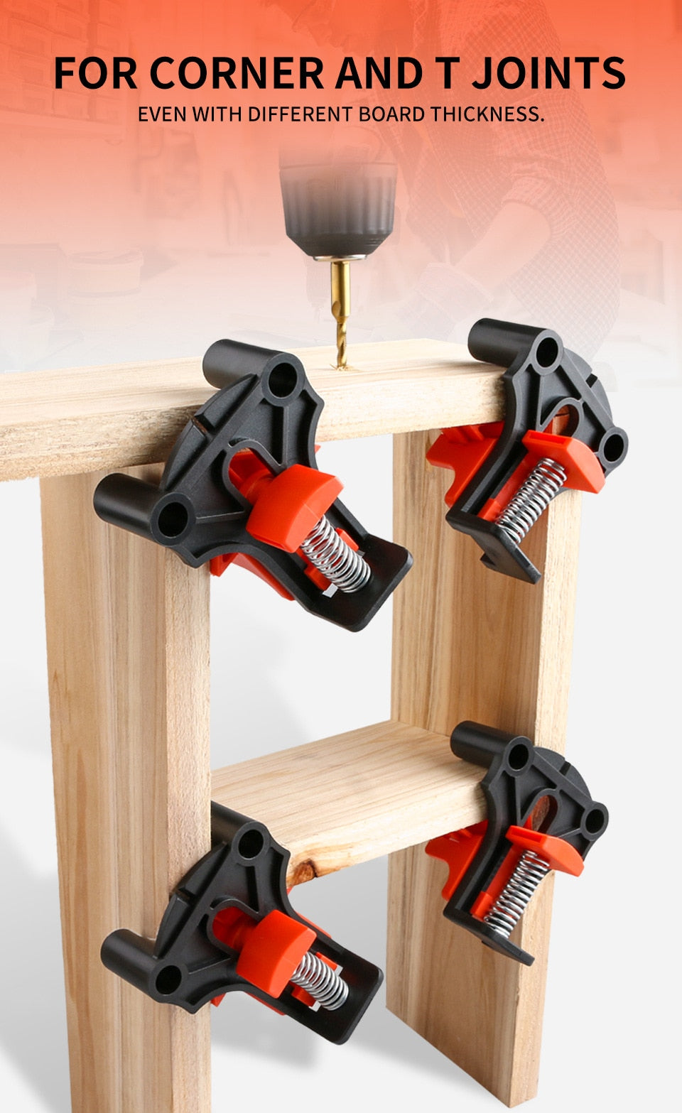 Multi-Angle Wood Corner Clamp Set