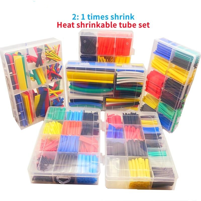 Heat Shrinkable Wire Cable Tubing (164 Pcs)