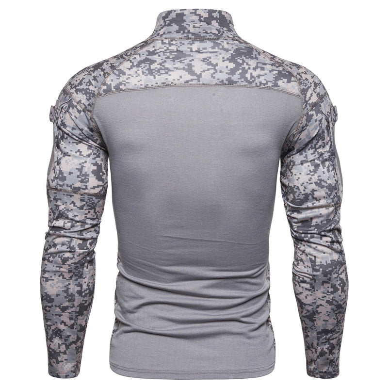 Military Inspired Long Sleeve Shirt