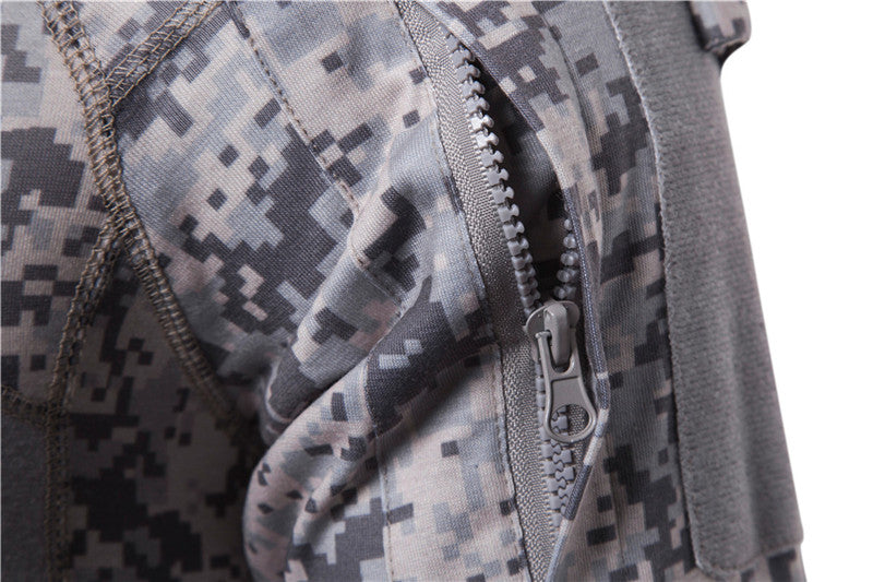 Military Inspired Long Sleeve Shirt