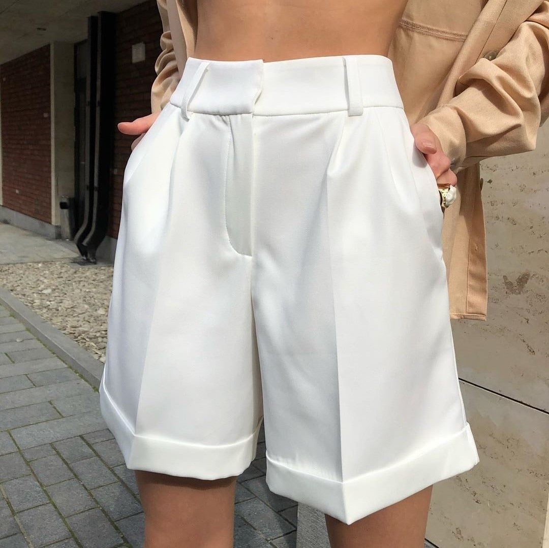 Elegant Summer High Waist Shorts