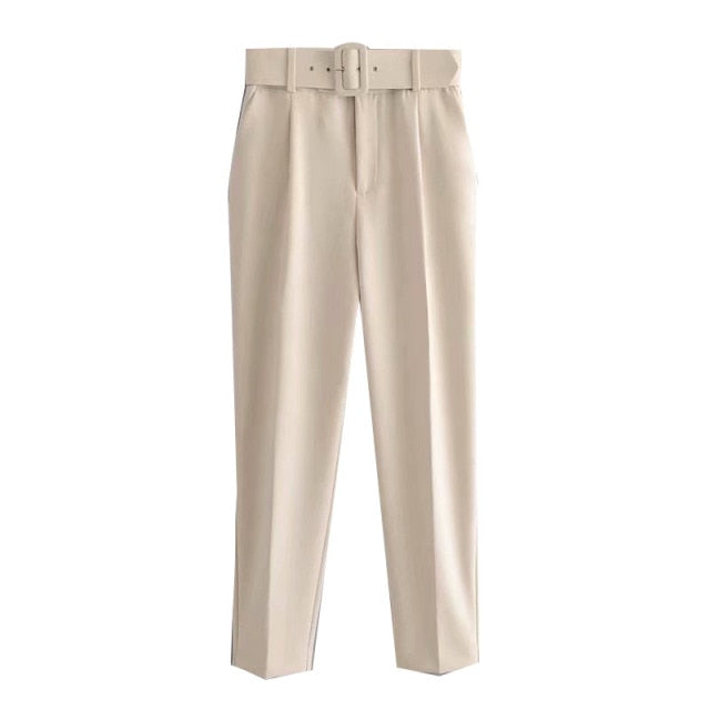 Marsha Belted High Waist Pants