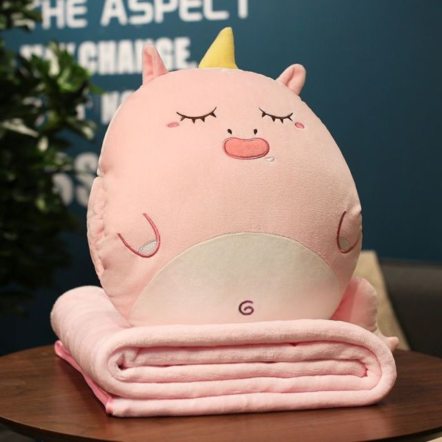 Adorable Hand Warmer Pillow & Blanket Set