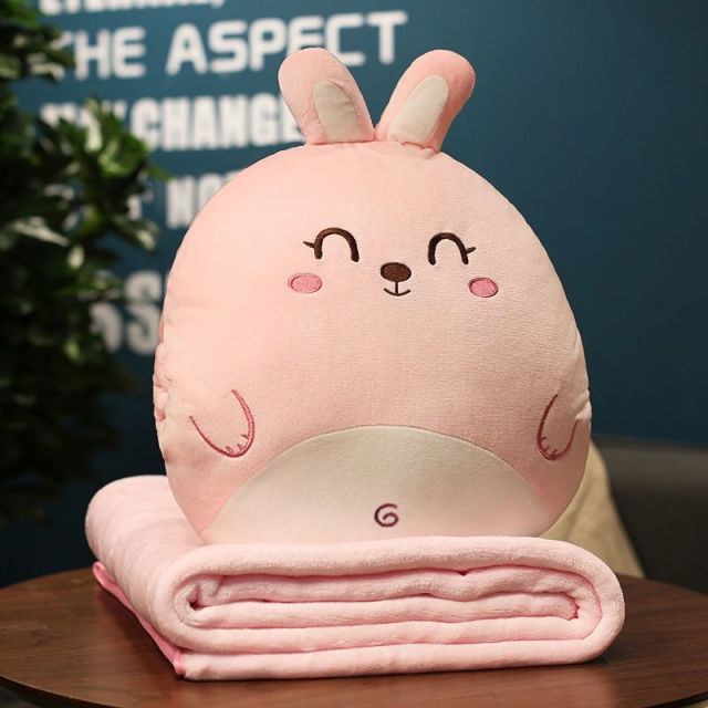 Adorable Hand Warmer Pillow & Blanket Set