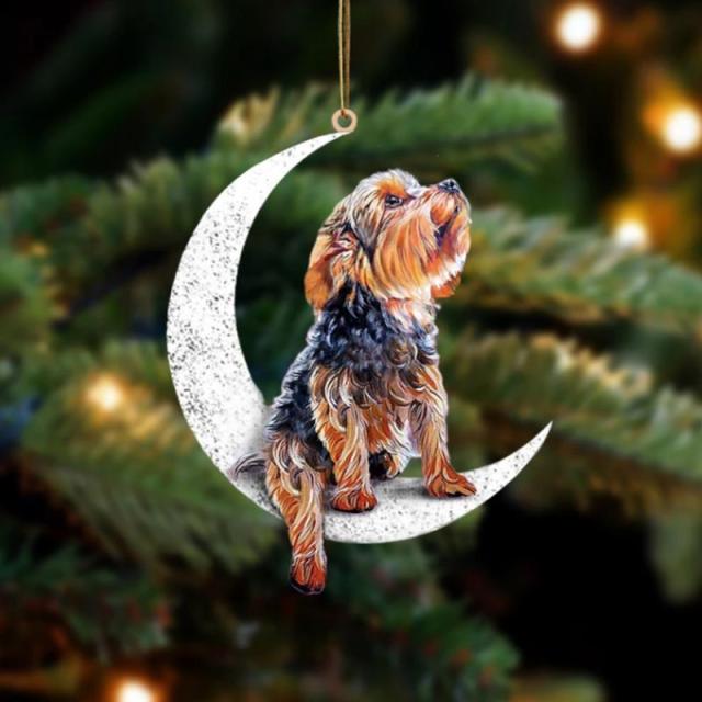 Dog On The Moon Hanging Decor