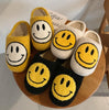 Be Happy Faux Fur Slippers