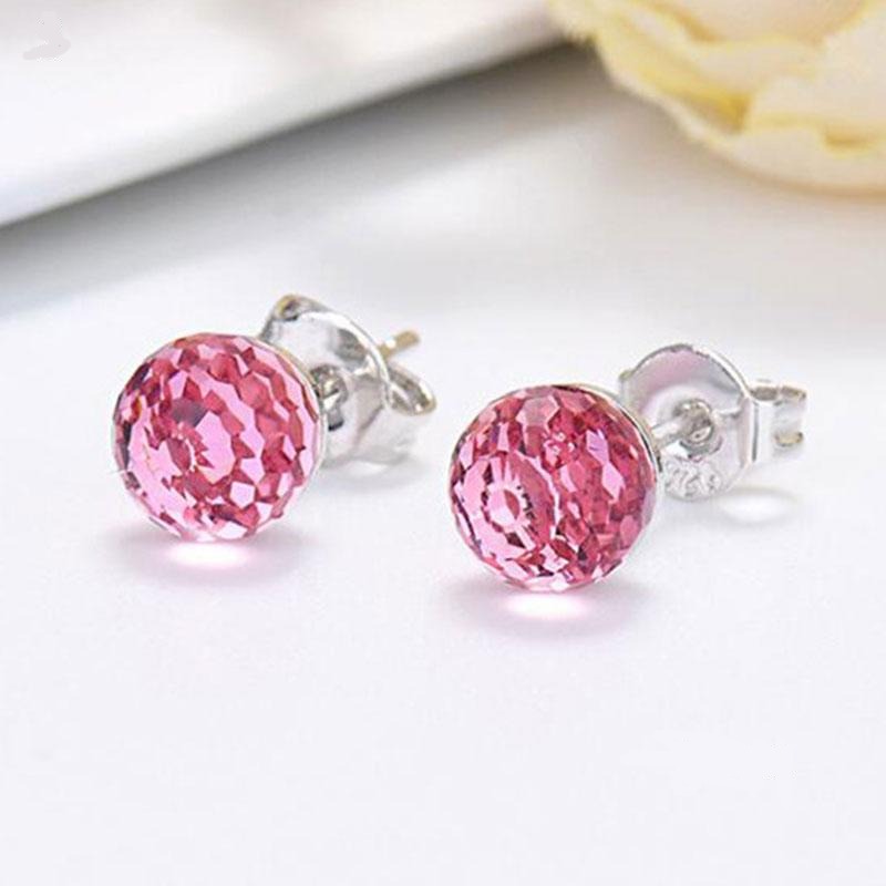 Dazzling Rhinestone Stud Earrings