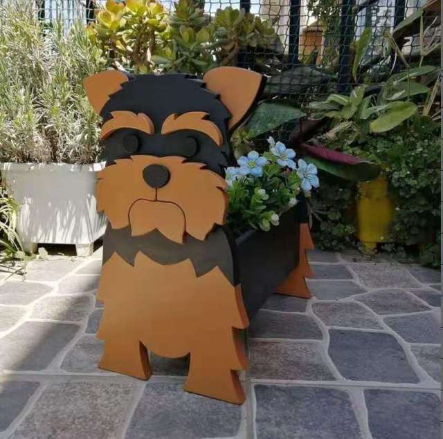 Adorable Dog-Shaped Planter